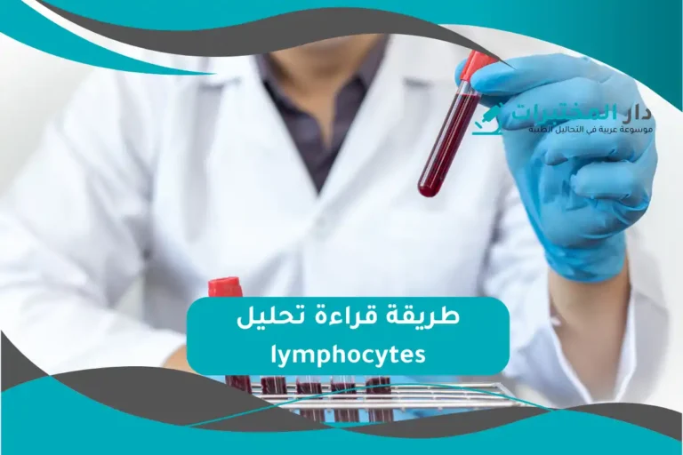تحليل lymphocytes المعدل الطبيعي نسبة الارتفاع والانخفاض