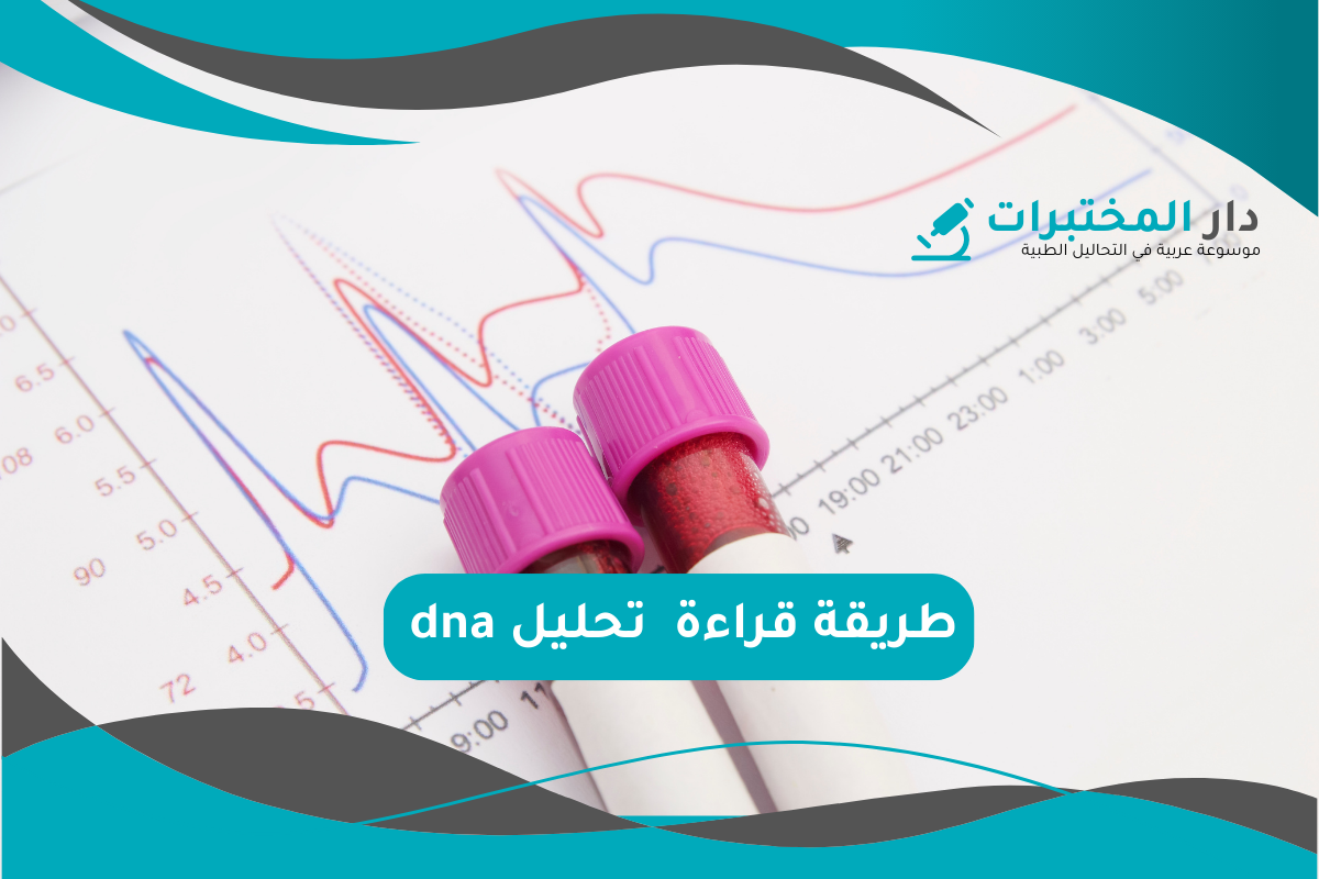 تحليل dna المعدل الطبيعي نسبة الارتفاع والانخفاض